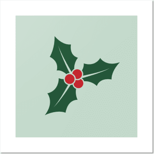 Holiday Holly Posters and Art